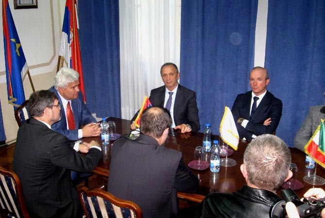 Olasz befektetők jártak Szenttamáson 2015. november 13.